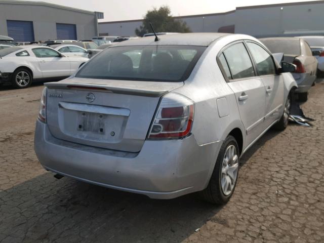 3N1AB6AP3BL717966 - 2011 NISSAN SENTRA 2.0 SILVER photo 4