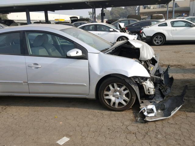 3N1AB6AP3BL717966 - 2011 NISSAN SENTRA 2.0 SILVER photo 9