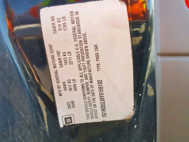 1G1NE52J0Y6207533 - 2000 CHEVROLET MALIBU LS 蓝色 照片 10