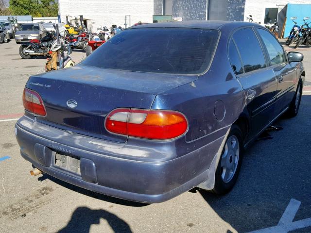 1G1NE52J0Y6207533 - 2000 CHEVROLET MALIBU LS 蓝色 照片 4
