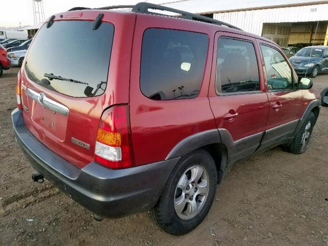 4F2CZ06113KM34987 - 2003 MAZDA TRIBUTE ES 红色 照片 4