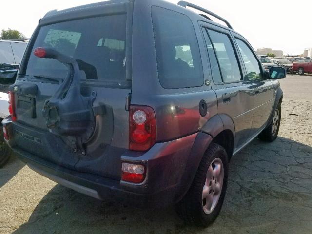 SALNY22245A460586 - 2005 LAND ROVER FREELANDER GRAY photo 4