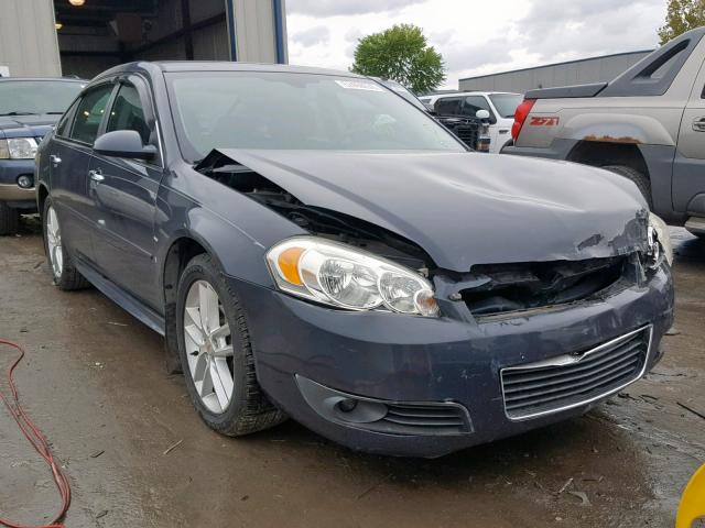 2G1WU57M591206655 - 2009 CHEVROLET IMPALA LTZ BLUE photo 1