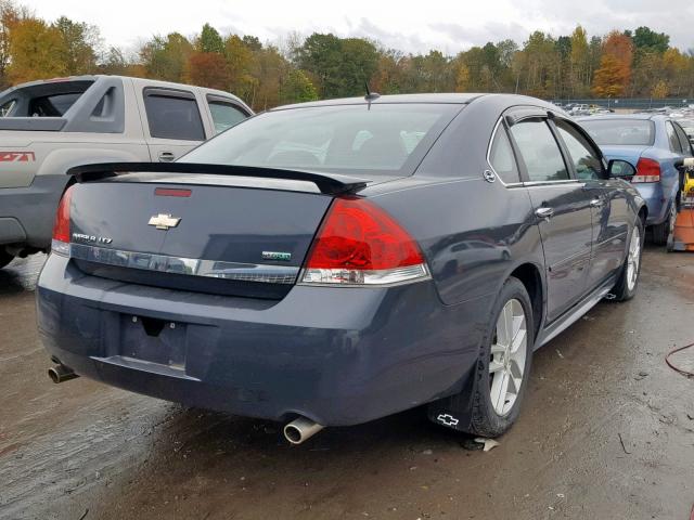 2G1WU57M591206655 - 2009 CHEVROLET IMPALA LTZ BLUE photo 4