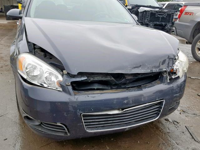 2G1WU57M591206655 - 2009 CHEVROLET IMPALA LTZ BLUE photo 9