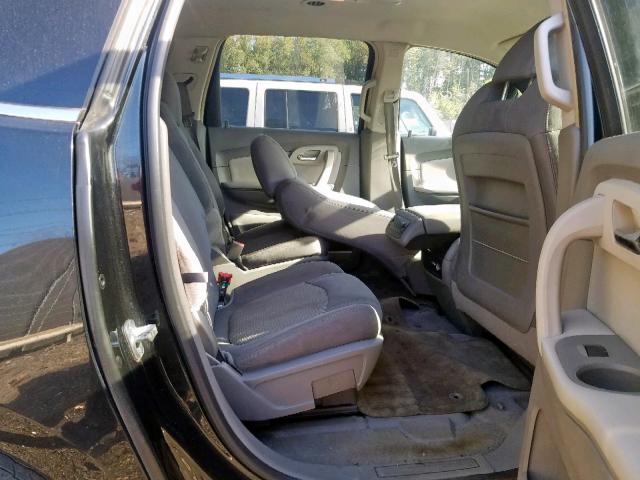 1GNER23D09S117219 - 2009 CHEVROLET TRAVERSE L BLACK photo 6