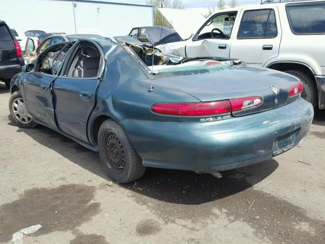 1MELM50U2VA663071 - 1997 MERCURY SABLE GS GREEN photo 3