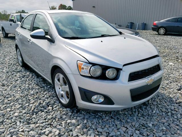 1G1JE5SH1C4135015 - 2012 CHEVROLET SONIC LTZ SILVER photo 1