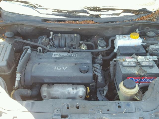 KL1TD56688B201937 - 2008 CHEVROLET AVEO BASE Қара фото 7