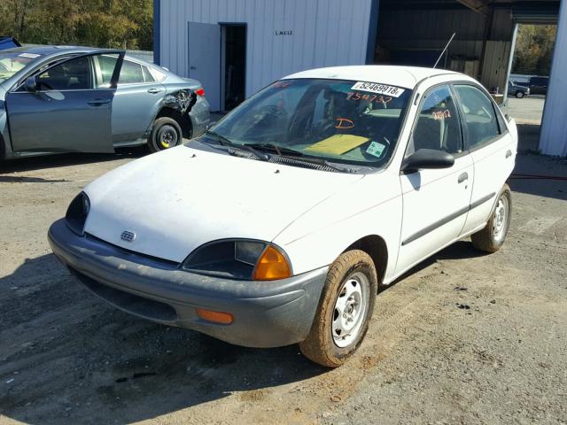 2C1MR5296S6754737 - 1995 GEO METRO BASE WHITE photo 2