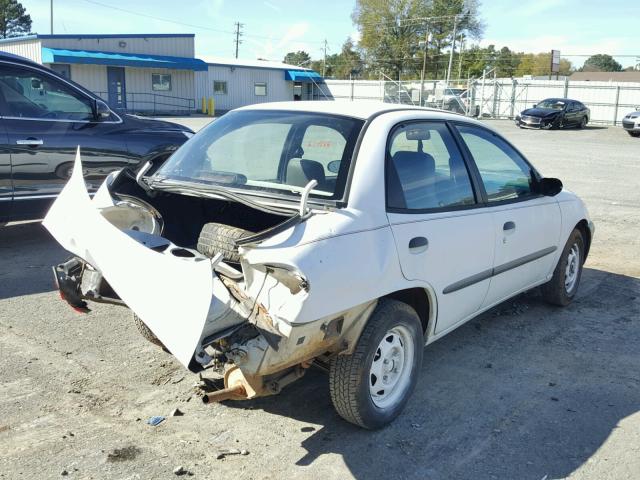 2C1MR5296S6754737 - 1995 GEO METRO BASE WHITE photo 4