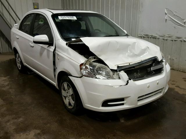 KL1TD566X8B001190 - 2008 CHEVROLET AVEO BASE Ақ фото 1