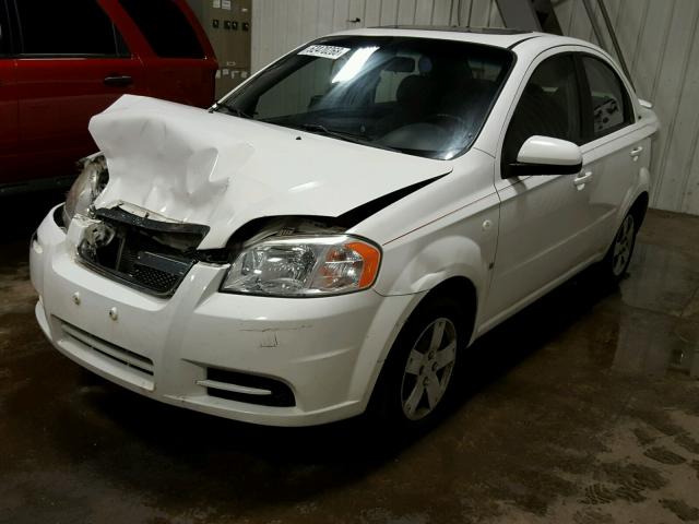 KL1TD566X8B001190 - 2008 CHEVROLET AVEO BASE Ақ фото 2