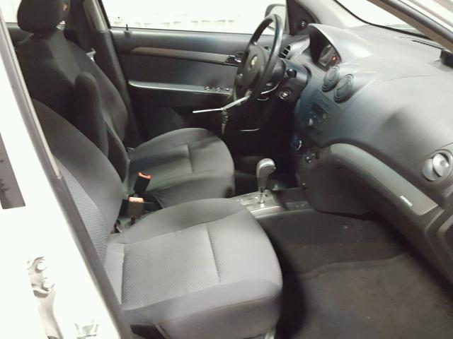 KL1TD566X8B001190 - 2008 CHEVROLET AVEO BASE Ақ фото 5