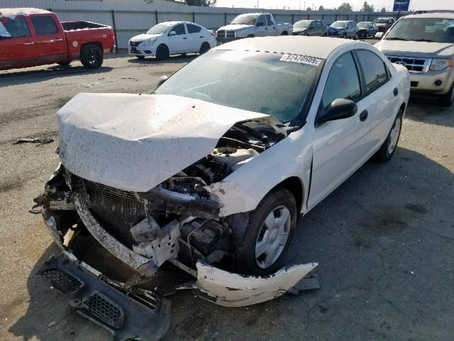 1B3EL36T34N181539 - 2004 DODGE STRATUS SE WHITE photo 2