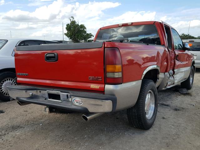 1GTEC19V0YZ312828 - 2000 GMC NEW SIERRA RED photo 4