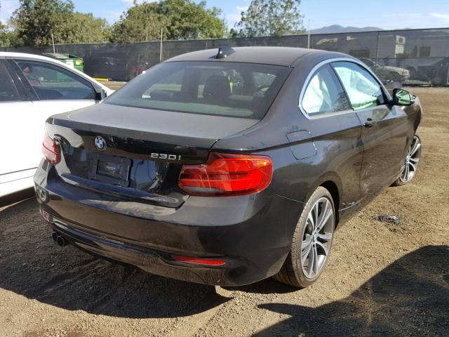 WBA2J3C54JVA52461 - 2018 BMW 230XI BLACK photo 4