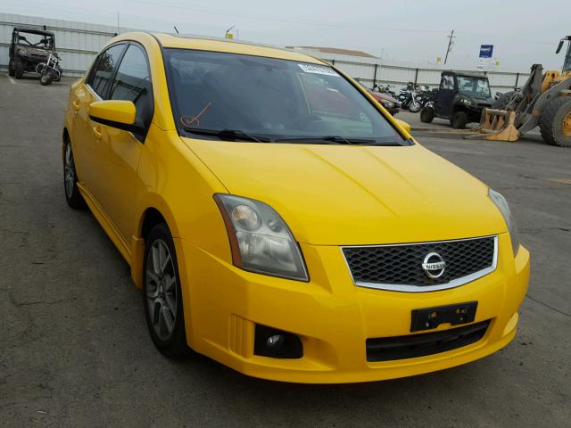 3N1CB61E07L693334 - 2007 NISSAN SENTRA SE- YELLOW photo 1