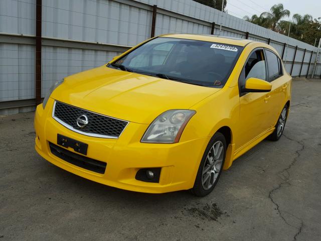 3N1CB61E07L693334 - 2007 NISSAN SENTRA SE- YELLOW photo 2