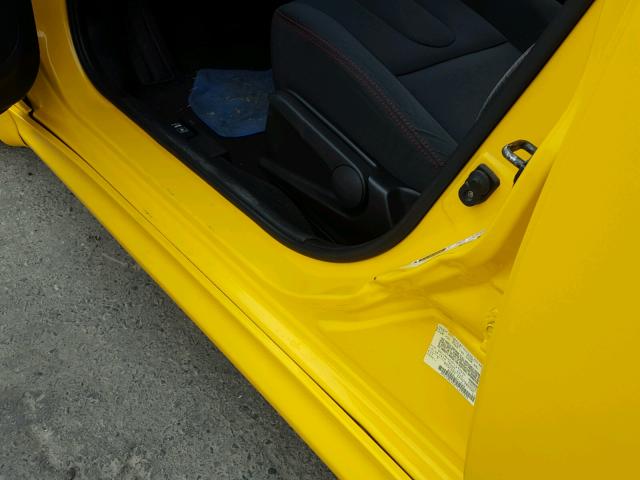 3N1CB61E07L693334 - 2007 NISSAN SENTRA SE- YELLOW photo 9