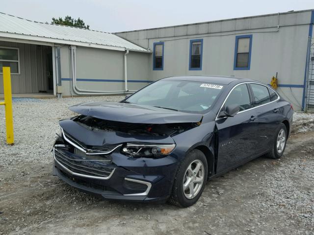 1G1ZB5ST4HF212388 - 2017 CHEVROLET MALIBU LS Mavi foto 2