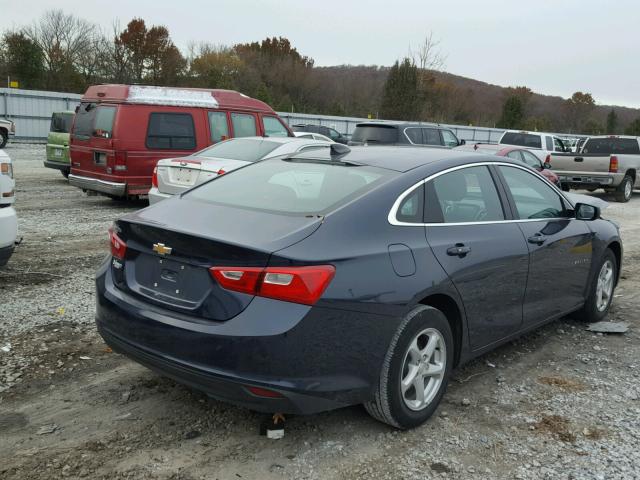 1G1ZB5ST4HF212388 - 2017 CHEVROLET MALIBU LS Mavi foto 4