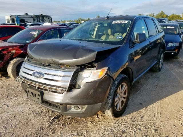 2FMDK48C67BB20794 - 2007 FORD EDGE SEL BLACK photo 2