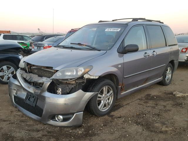 JM3LW28J840505964 - 2004 MAZDA MPV WAGON GRAY photo 2