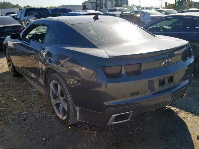 2G1FT1EW2B9110280 - 2011 CHEVROLET CAMARO 2SS CHARCOAL photo 3