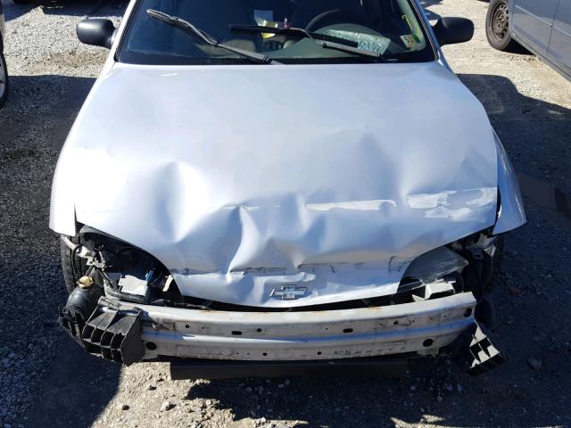 1G1JC524027195562 - 2002 CHEVROLET CAVALIER B SILVER photo 7