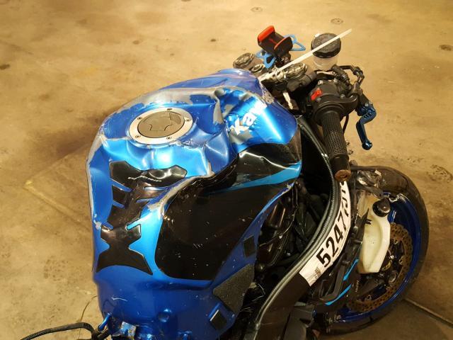 JKAZX4R169A004366 - 2009 KAWASAKI ZX600 R BLUE photo 5