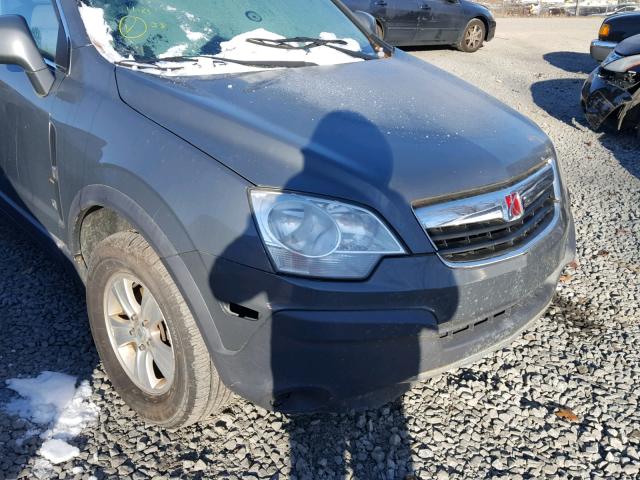 3GSCL33P18S723413 - 2008 SATURN VUE XE GRAY photo 9