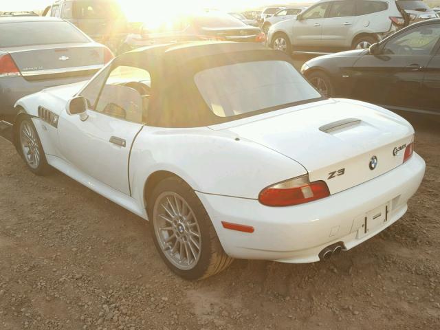 WBACN53461LJ59421 - 2001 BMW Z3 3.0 WHITE photo 3