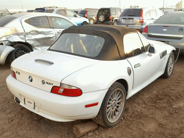 WBACN53461LJ59421 - 2001 BMW Z3 3.0 WHITE photo 4