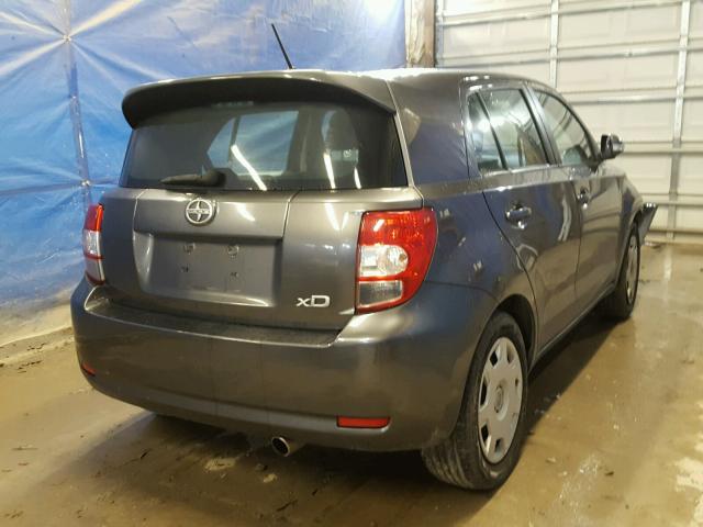 JTKKU10489J046973 - 2009 TOYOTA SCION XD GRAY photo 4