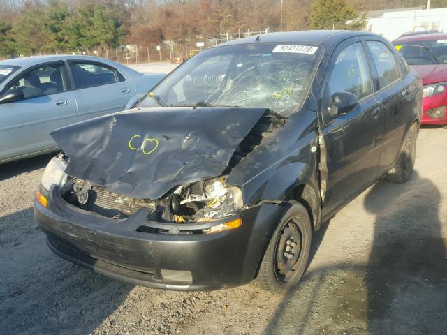 KL1TD56646B639139 - 2006 CHEVROLET AVEO BASE Qara foto 2