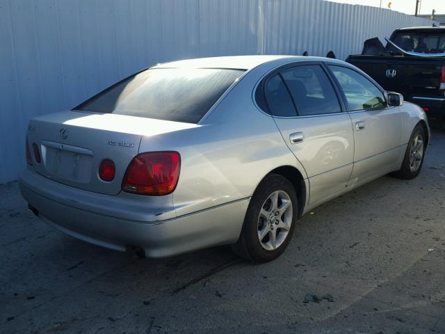 JT8BD69S030177476 - 2003 LEXUS GS 300 SILVER photo 4