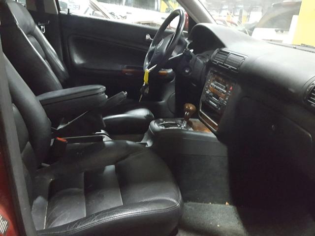 WVWPD63B2XE496113 - 1999 VOLKSWAGEN PASSAT GLX RED photo 5