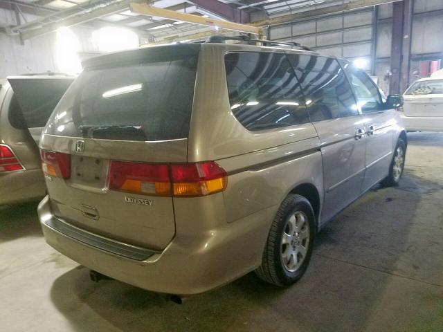 5FNRL18094B036804 - 2004 HONDA ODYSSEY EX TAN photo 4