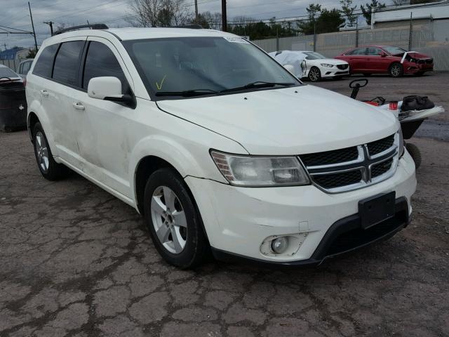 3D4PH1FG5BT565449 - 2011 DODGE JOURNEY MA WHITE photo 1