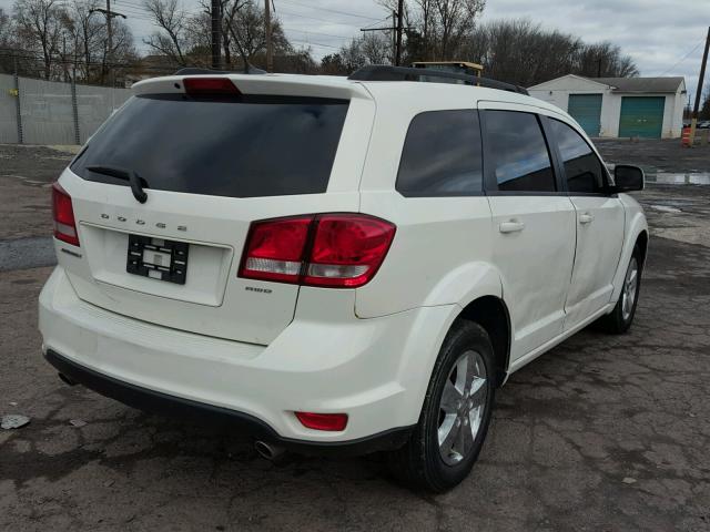 3D4PH1FG5BT565449 - 2011 DODGE JOURNEY MA WHITE photo 4