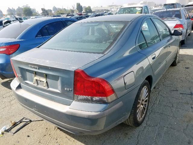 YV1RS59V642403322 - 2004 VOLVO S60 2.5T GREEN photo 4