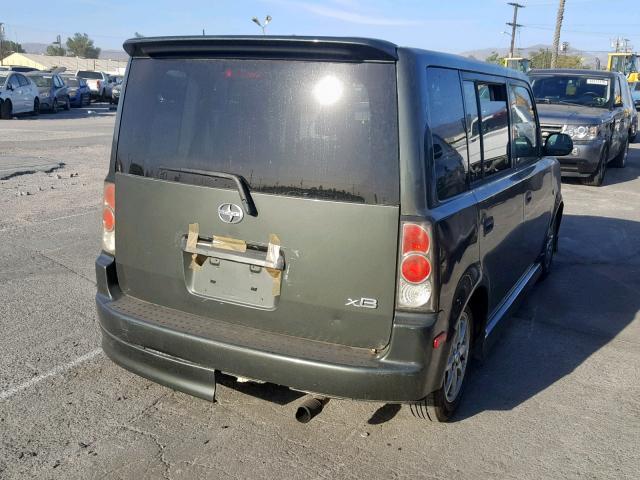 JTLKT334840131431 - 2004 TOYOTA SCION XB ნაცრისფერი ფოტო 4