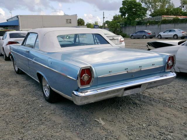 5A65Z218873 - 1965 FORD GALAXIE BLUE photo 3