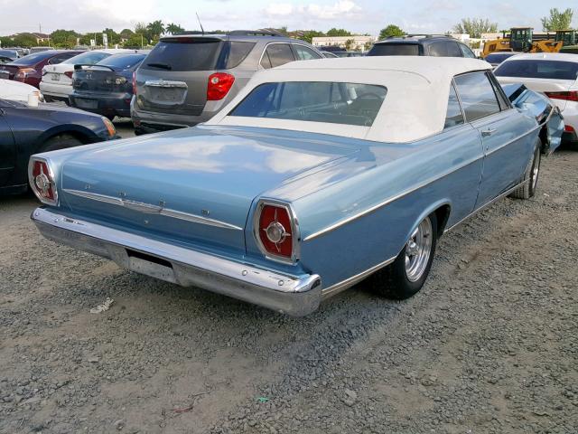 5A65Z218873 - 1965 FORD GALAXIE BLUE photo 4