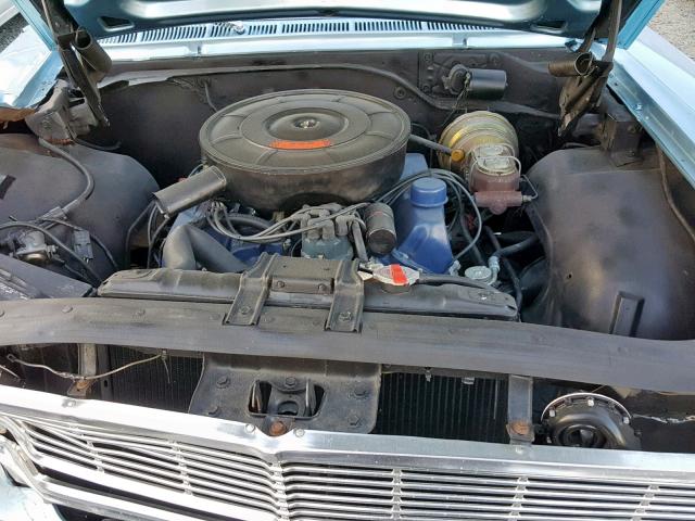 5A65Z218873 - 1965 FORD GALAXIE BLUE photo 7