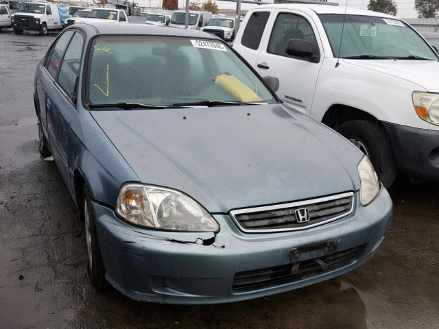 2HGEJ6617YH568213 - 2000 HONDA CIVIC BASE BLUE photo 1