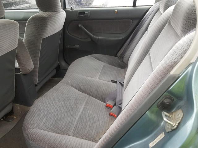 2HGEJ6617YH568213 - 2000 HONDA CIVIC BASE BLUE photo 6