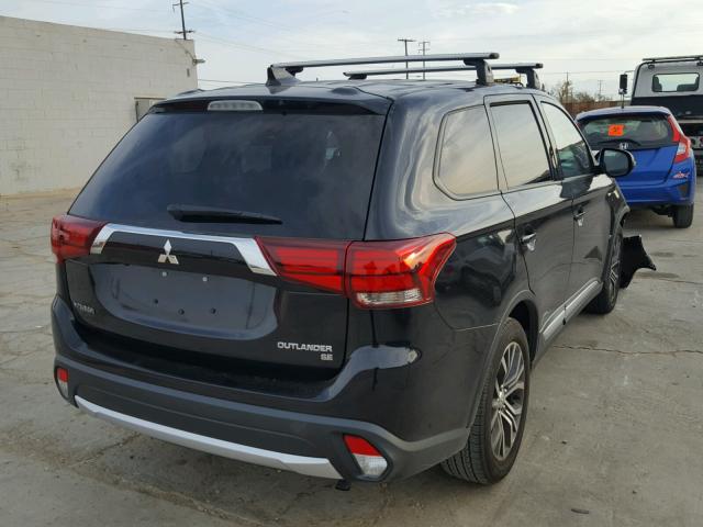 JA4AD3A3XJZ006138 - 2018 MITSUBISHI OUTLANDER BLACK photo 4