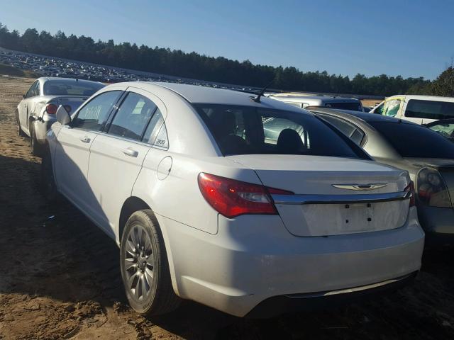 1C3CCBAB5DN559511 - 2013 CHRYSLER 200 LX WHITE photo 3